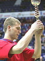 Sergey Monya won prize of Basketball of Russia