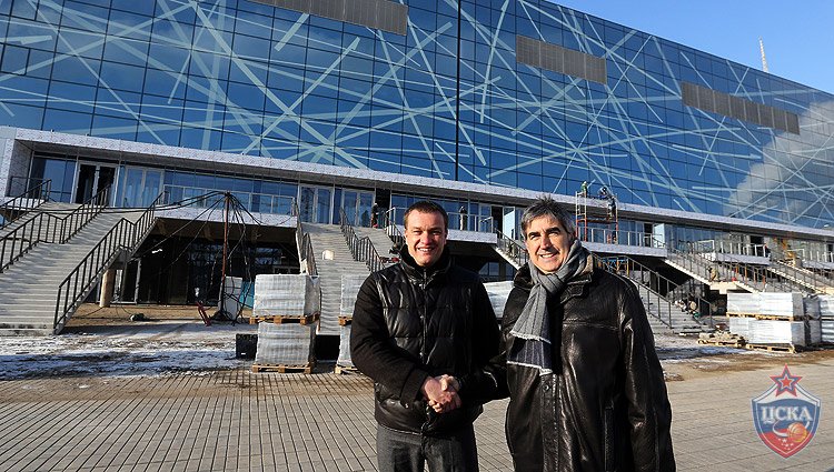 Euroleague and CSKA management visited the Arena of Legends