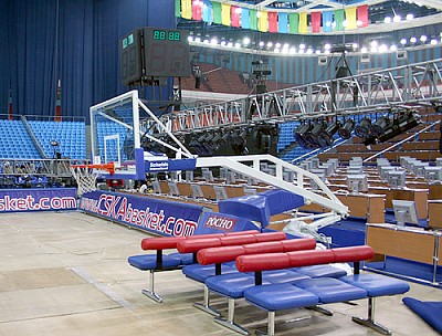 Немало оборудования перехало в «Олимпийский» из УСК ЦСКА (фото cskabasket.com)