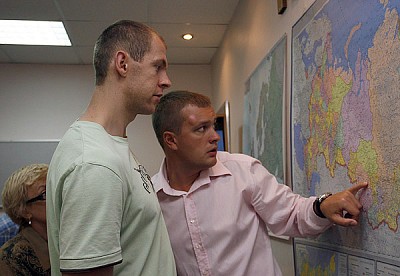 Андрей Ватутин и Рамунас Шишкаускас (фото М. Сербин)