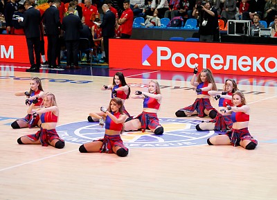 Группа поддержки ЦСКА (фото: М. Сербин, cskabasket.com)