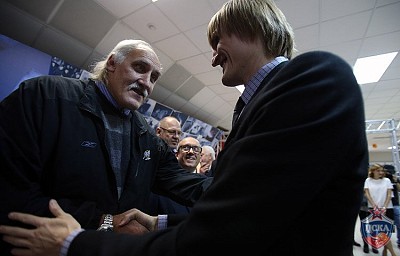 Владимир Ткаченко и Андрей Кириленко (фото: М. Сербин, cskabasket.com)