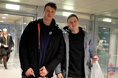 Андрей Воронцевич и Михаил Кулагин (фото: М. Сербин, cskabasket.com)