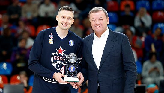 Aleksa Avramovic named October MVP in the VTB League!