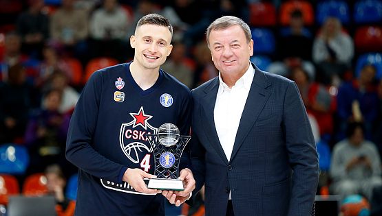 Aleksa Avramovic named October MVP in the VTB League!