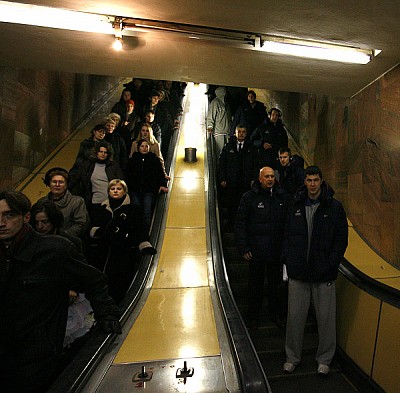 Napoli in subway (photo M. Serbin)