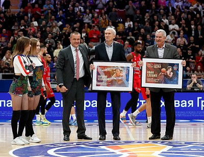 Андрей Ватутин, Евгений Коваленко и Иван Едешко (фото: М. Сербин, cskabasket.com)