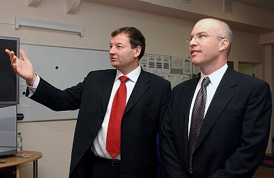 Missick and Kushchenko in the team locker room (photo cskabasket.com)