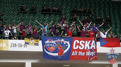 CSKA fans (photo Y. Kuzmin, cskabasket.com)