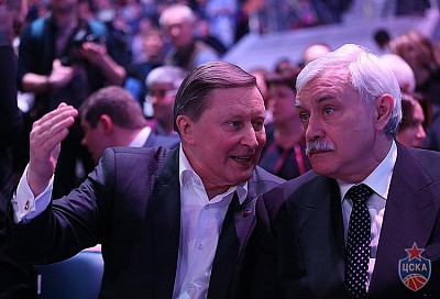 Сергей Иванов и Георгий Полтавченко (фото: М. Сербин, cskabasket.com)