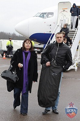 Natalia Furaeva and Andrey Vatutin (photo M. Serbin, cskabasket.com)