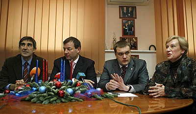 Жорди Бертомео, Сергей Кущенко, Андрей Ватутин, Вера Вакуленко (фото М. Сербин)