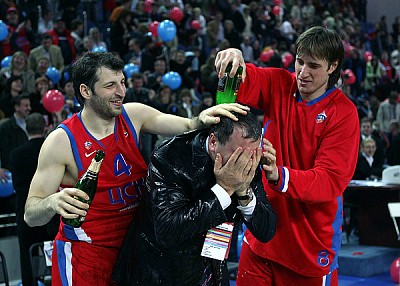Theodoros Papaloukas, Sergey Kushchenko and Matjaz Smodis (photo M. Serbin)
