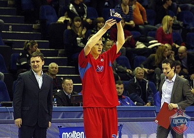 Andrey Vorontsevich MVP of the 1st round VTB League (photo T. Makeeva, cskabasket.com)