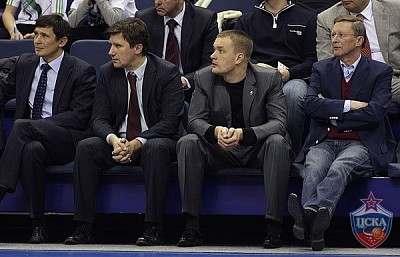 Андрей Плитусяк, Андрей Широков, Андрей Ватутин и Сергей Иванов (фото М. Сербин, cskabasket.com)