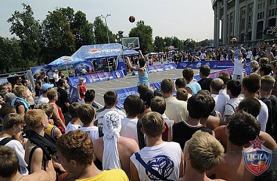 Площадка ЦСКА на Moscow Open 2010 (фото Т. Макеева, cskabasket.com)