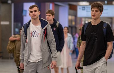 Юрий Умрихин и Владимир Карпенко (фото: М. Сербин, cskabasket.com)