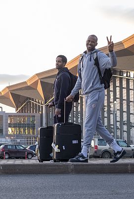 Мело Тримбл и  Амат М'Бай (фото: М. Сербин, cskabasket.com)