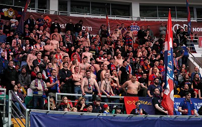 Болельщики ЦСКА (фото: М. Сербин, cskabasket.com)