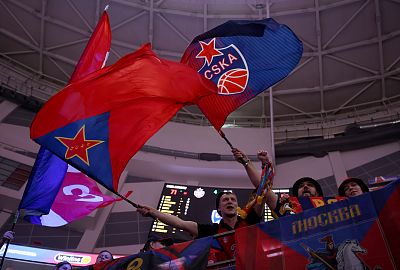 Болельщики ЦСКА (фото: М. Сербин, cskabasket.com)