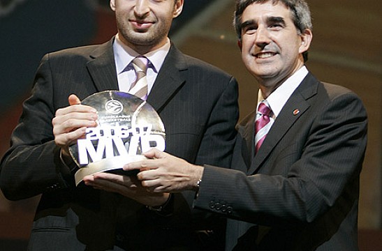 Theodoros Papaloukas is the 2006/07 Euroleague MVP