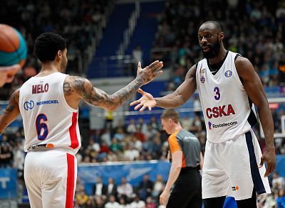 Мело Тримбл и Тони Джекири (фото: М. Сербин, cskabasket.com)