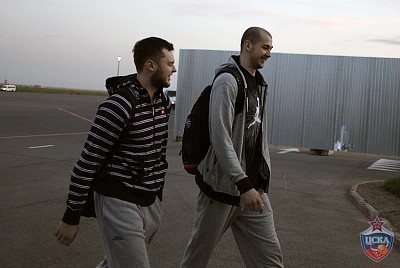 Ivan Strebkov and Pаvel Korobkov (photo: M. Serbin, cskabasket.com)
