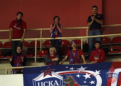 CSKA fans (photo M. Serbin, cskabasket.com)
