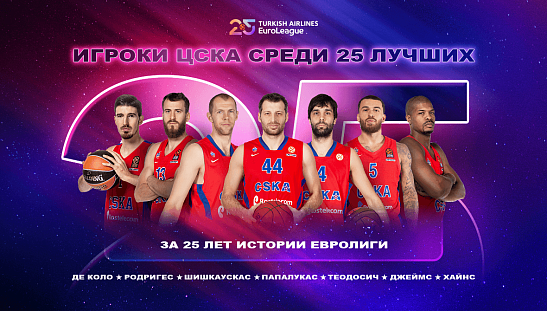 CSKA in the All-25 Euroleague team