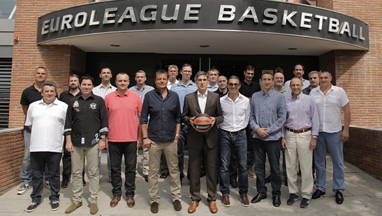 Ettore Messina met his Euroleague colleagues