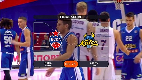 CSKA vs Kalev Highlights Oct 22, 2018