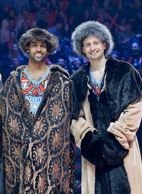 Мело Тримбл и Алекса Аврамович (фото: М. Сербин, cskabasket.com)