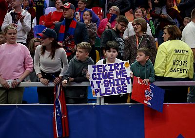 Болельщики ЦСКА (фото: М. Сербин, cskabasket.com)