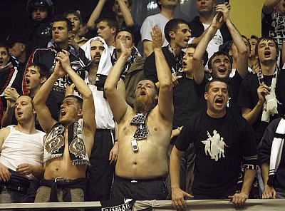 Partizan fans (photo M. Serbin)