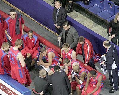 CSKA time out (photo T. Makeeva)