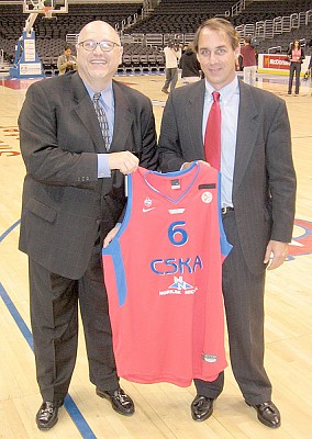 Джозеф Сэйфети и Энди Роуз (фото cskabasket.com)