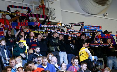 Болельщики ЦСКА (фото: М. Сербин, cskabasket.com)