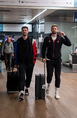 Антон Астапкович и Александр Ганькевич (фото: М. Сербин, cskabasket.com)