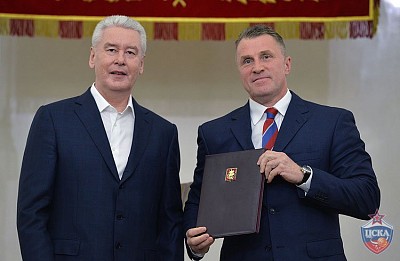 Сергей Собянин и Евгений Бурин  (фото В. Астапкович/Россия Сегодня)