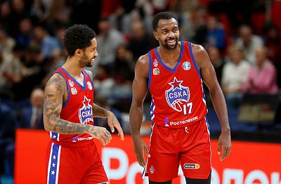 Мело Тримбл и Ливио Жан-Шарль (фото: М. Сербин, cskabasket.com)