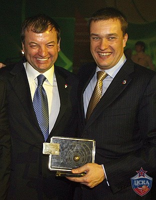 Sergey Kushenko and Andrey Vatutin (photo M. Serbin, cskabasket.com)
