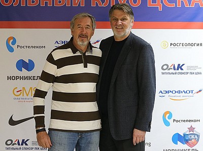 Сергей Тараканов и Валерий Тихоненко (фото: М. Сербин, cskabasket.com)