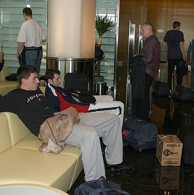 CSKA in the hotel (photo M.Serbin)