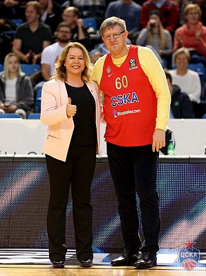 Наталия Фураева и Хейно Энден (фото: М. Сербин, cskabasket.com)