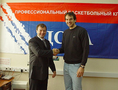 Dragan Tarlac - CSKA player (photo cskabasket.com)