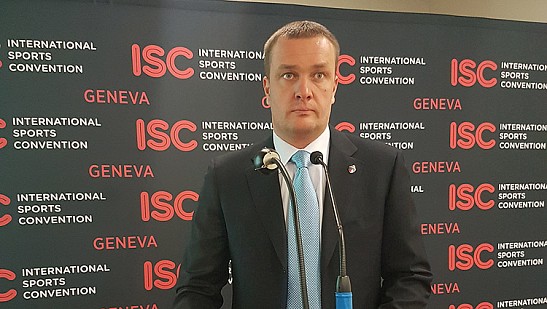 Андрей Ватутин выступил на Спортивной конвенции в Женеве