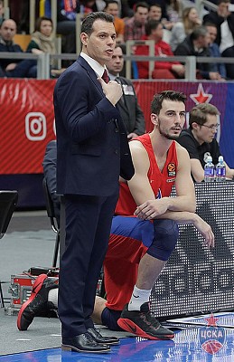 Димитрис Итудис и Лео Вестерманн  (фото: Т. Макеева, cskabasket.com)
