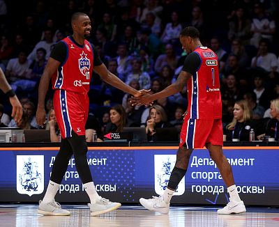 Ливио Жан-Шарль и Антониус Кливленд (фото: М. Сербин, cskabasket.com)