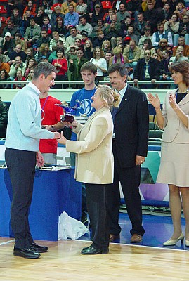 Oktay Mahmuti - the best coach of the Kondrashin-Belov Cup (photo cskabasket.com)