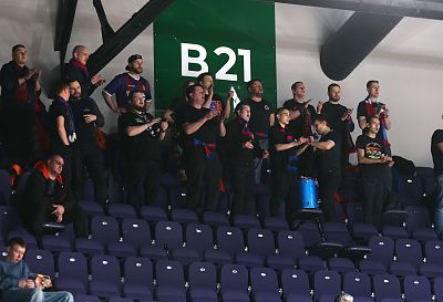 Болельщики ЦСКА (фото: М. Сербин, cskabasket.com)